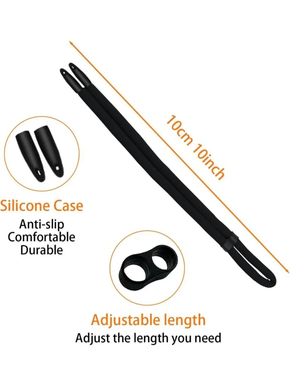 5PCS Floating Sunglasses Strap - Side-Clip Glasses Holder for Water Sports